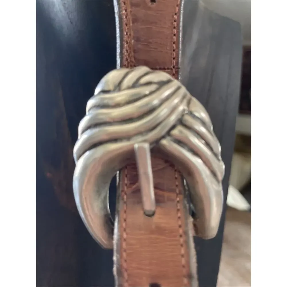 Sterling Silver 925 Ranger Set And Belt Made In Mexico 45” To 49” Waist